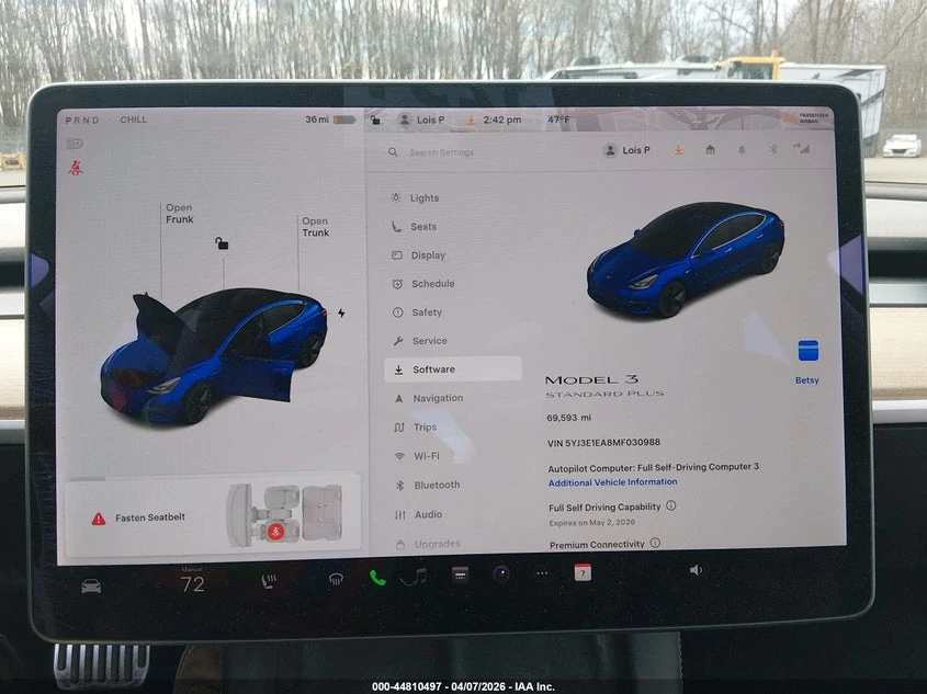 Tesla Model 3 Standard Range Plus Rear-Wheel Drive, снимка 7 - Автомобили и джипове - 54216206