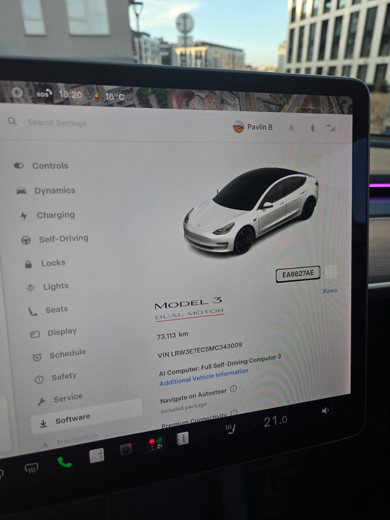 Tesla Model 3 Performance, снимка 10 - Автомобили и джипове - 56318220