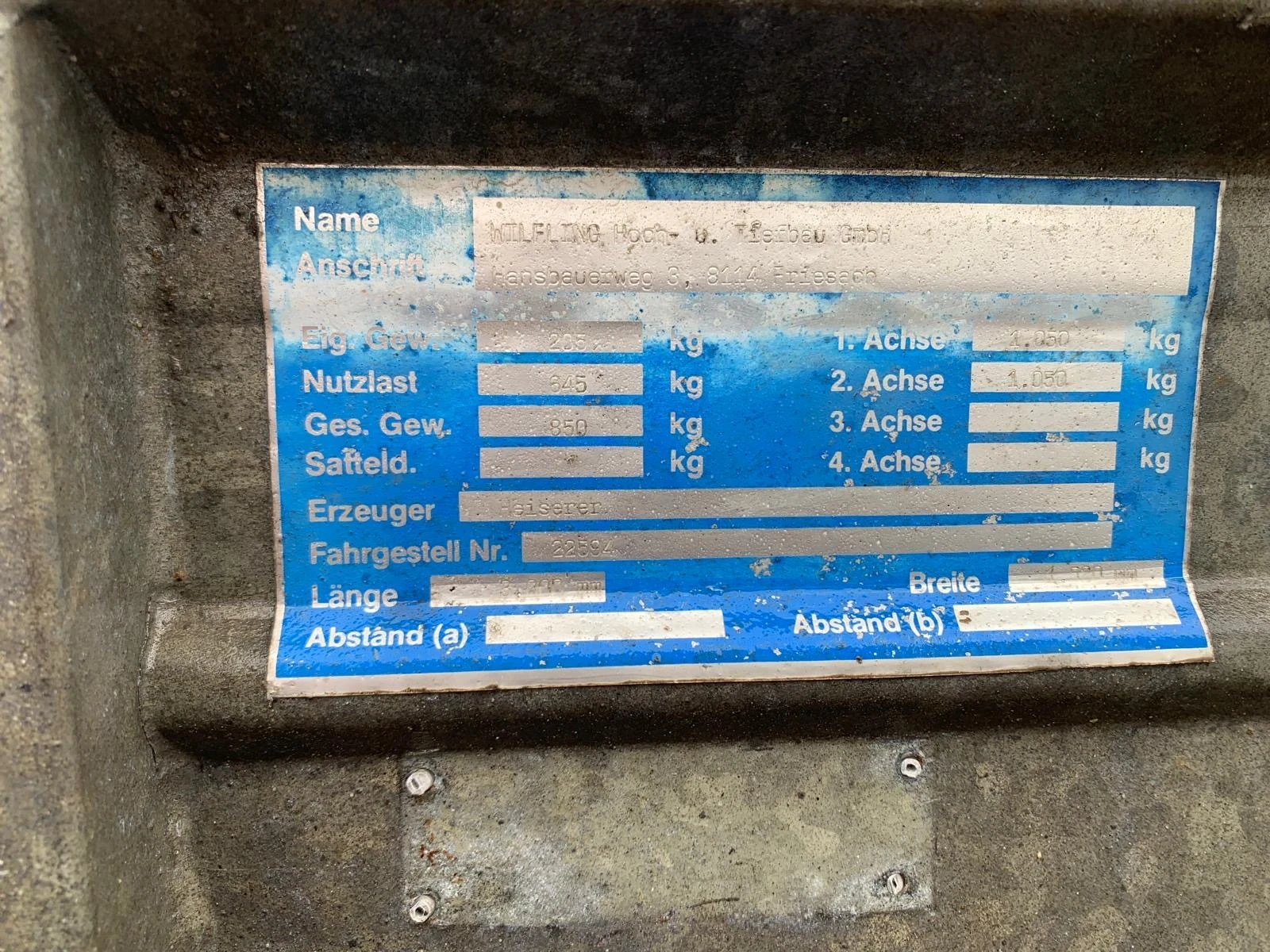 За автомобил Други Heiserer HFB200, снимка 10 - Ремаркета - 53966125