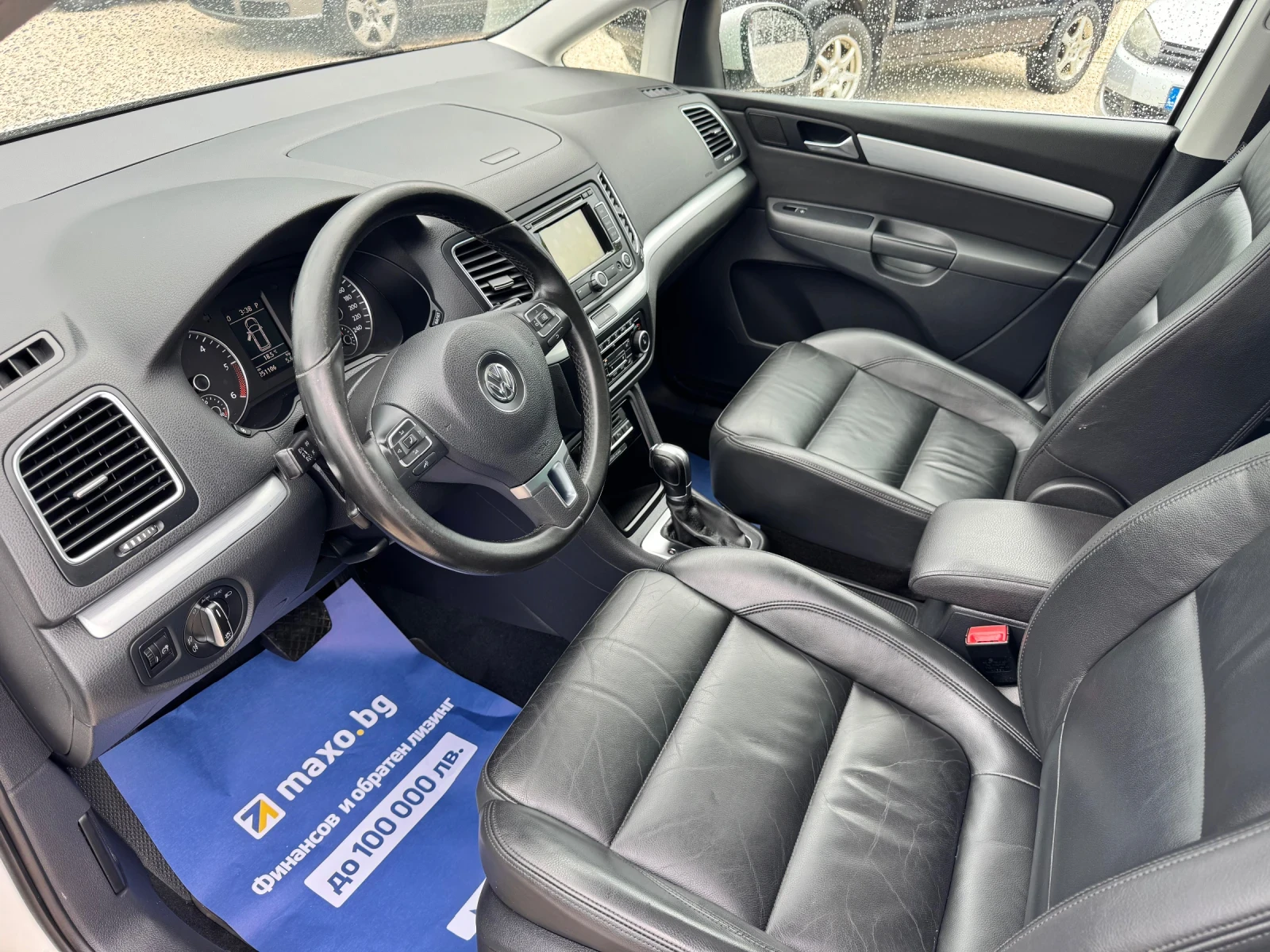 VW Sharan 2.0TDI DSG HIGHLINE ПАНОРАМА, снимка 10 - Автомобили и джипове - 54758034