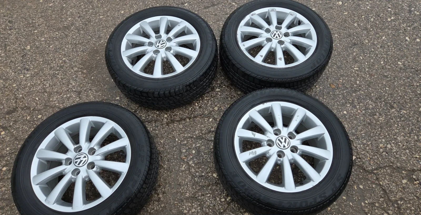 Гуми с джанти BCT 215/55R16, снимка 2 - Гуми и джанти - 54434003