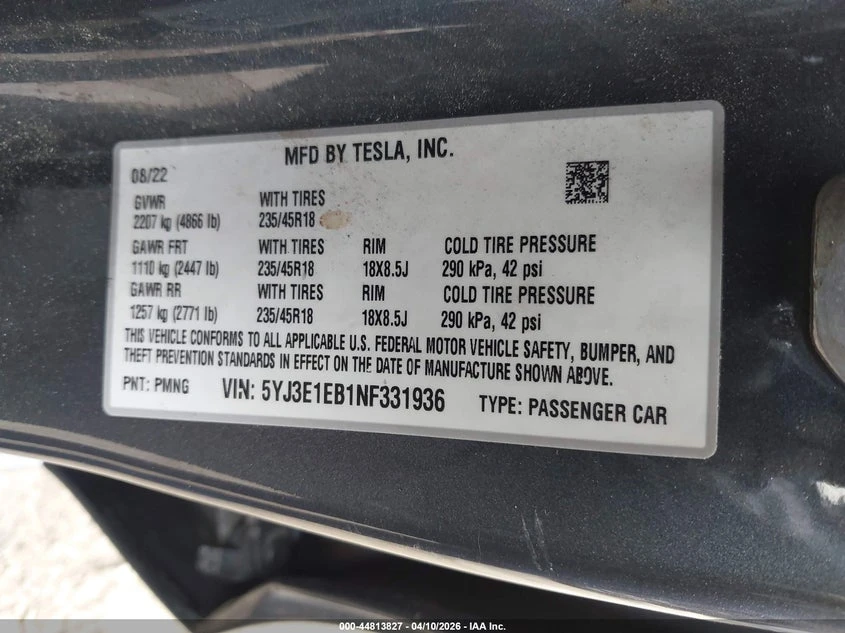 Tesla Model 3 Long Range AWD, снимка 9 - Автомобили и джипове - 54241220