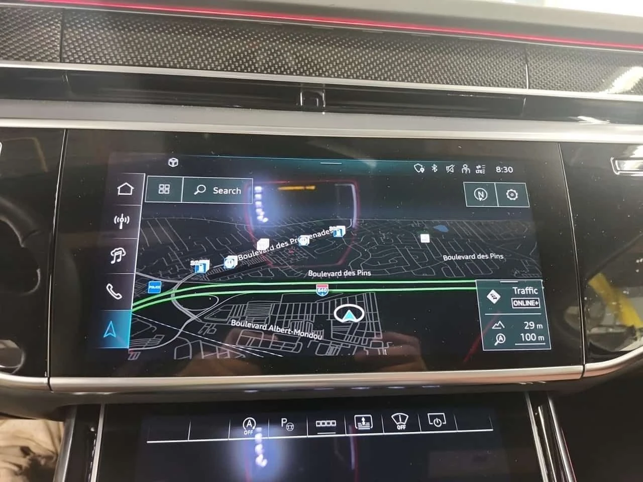 Audi S8 * CARFAX * АВТОКРЕДИТ БЕЗ ПЪРВОНАЧАЛНА ВНОСКА, снимка 12 - Автомобили и джипове - 54679154