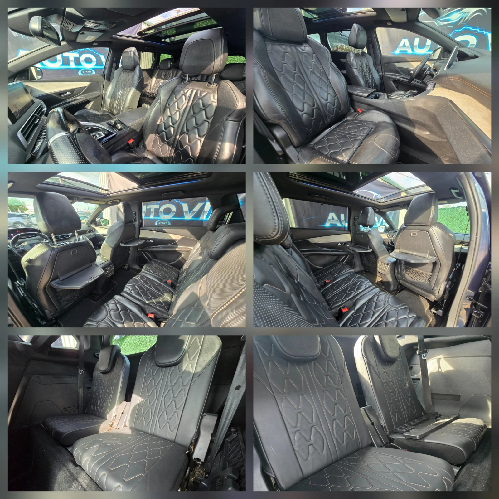 Peugeot 5008 2.0HDI* GT LINE * PANORAMA * 7 места , снимка 14 - Автомобили и джипове - 56254346