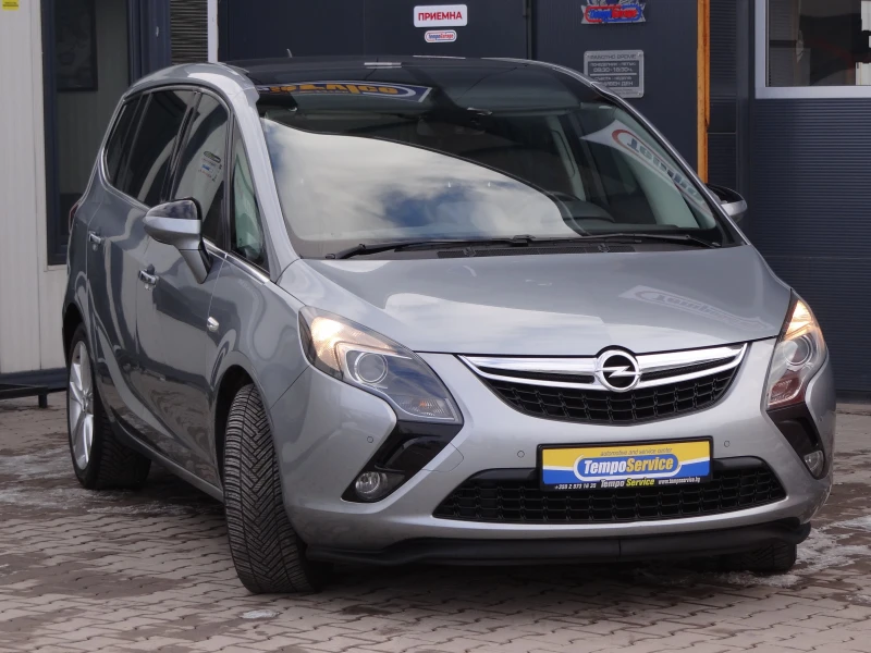 Opel Zafira Tourer 2.0-CDTI/NAVI/KOJA/PANORAMA/CAMERA/7-места/, снимка 6 - Автомобили и джипове - 49182302