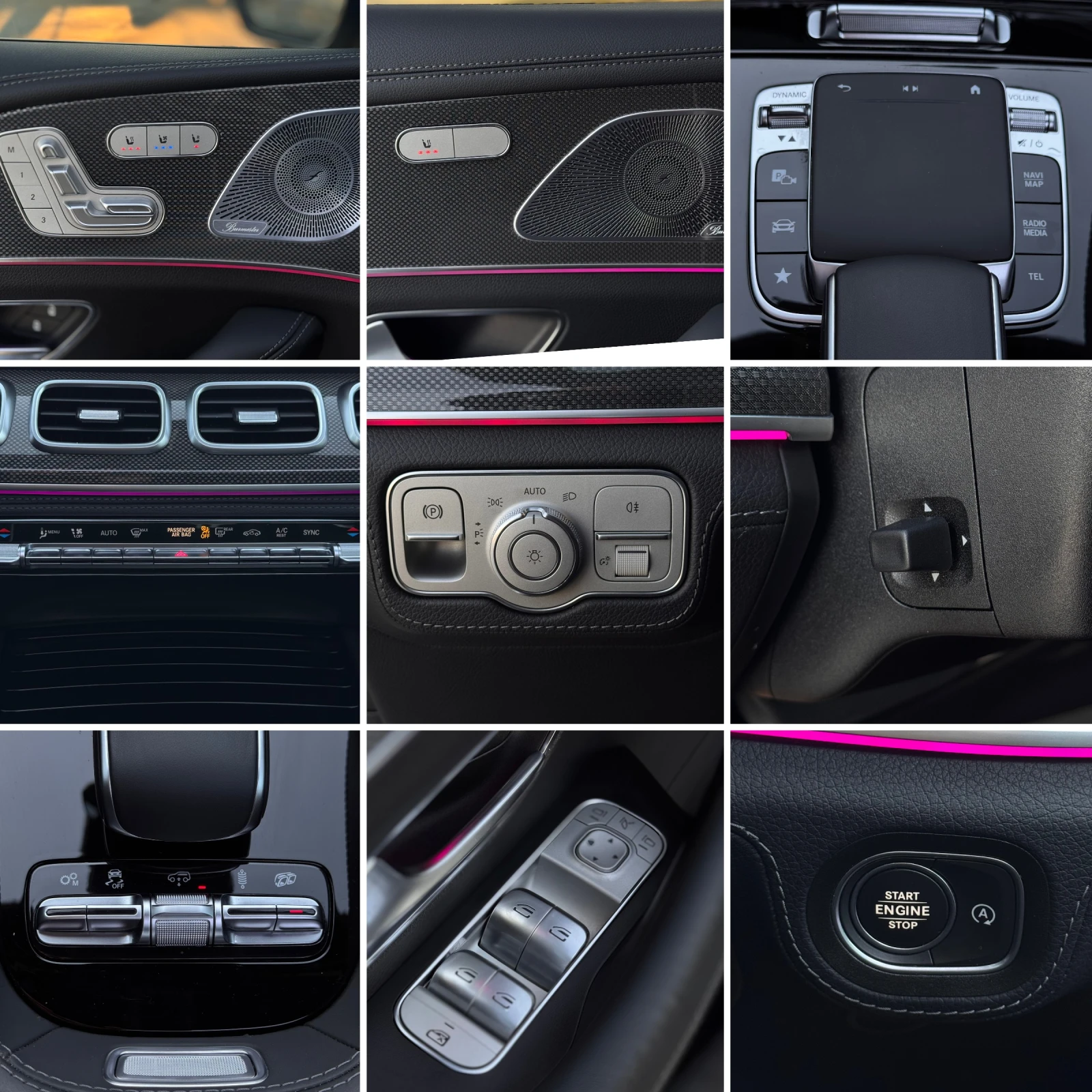 Mercedes-Benz GLE 53 4MATIC COUPE - Panorama - Burmester - Cam360 - Keyless -, снимка 12 - Автомобили и джипове - 55695755