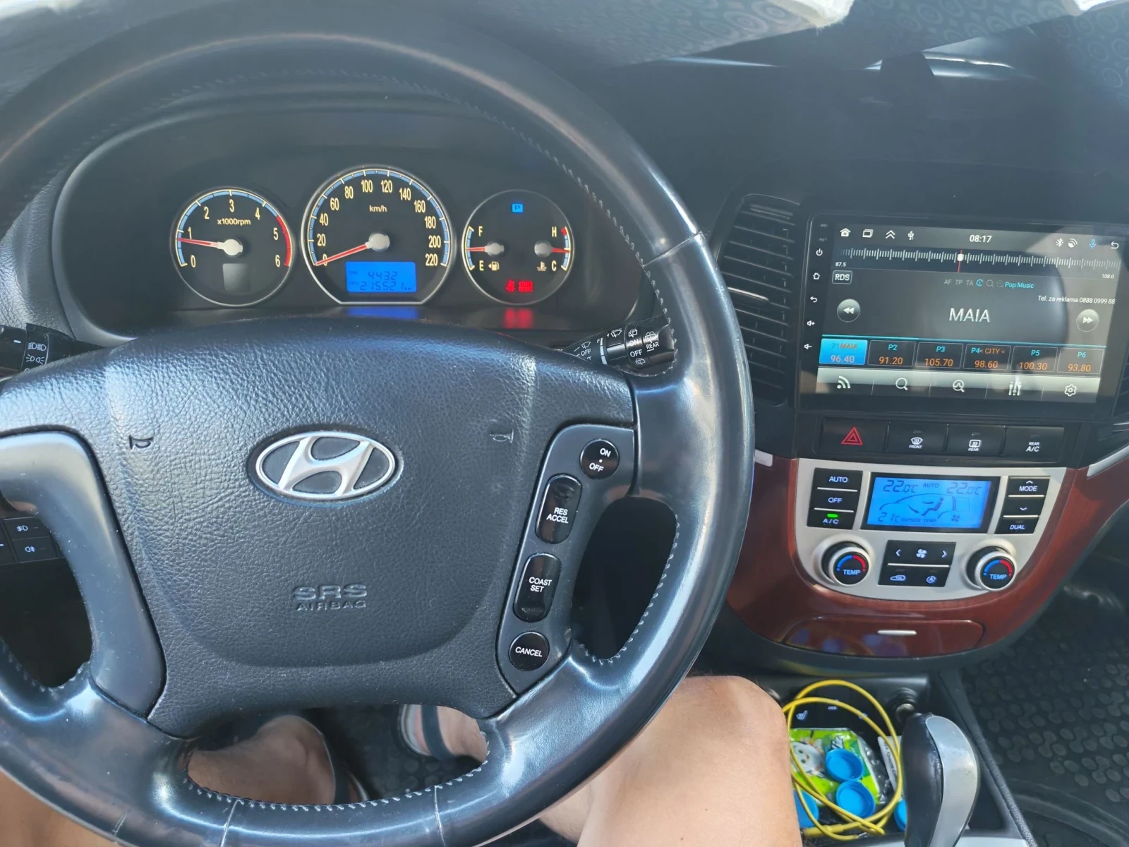 Hyundai Santa fe, снимка 11 - Автомобили и джипове - 56273125