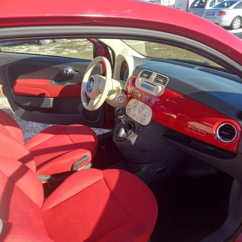 Fiat 500 1.2i TOP!!!, снимка 11 - Автомобили и джипове - 49466970