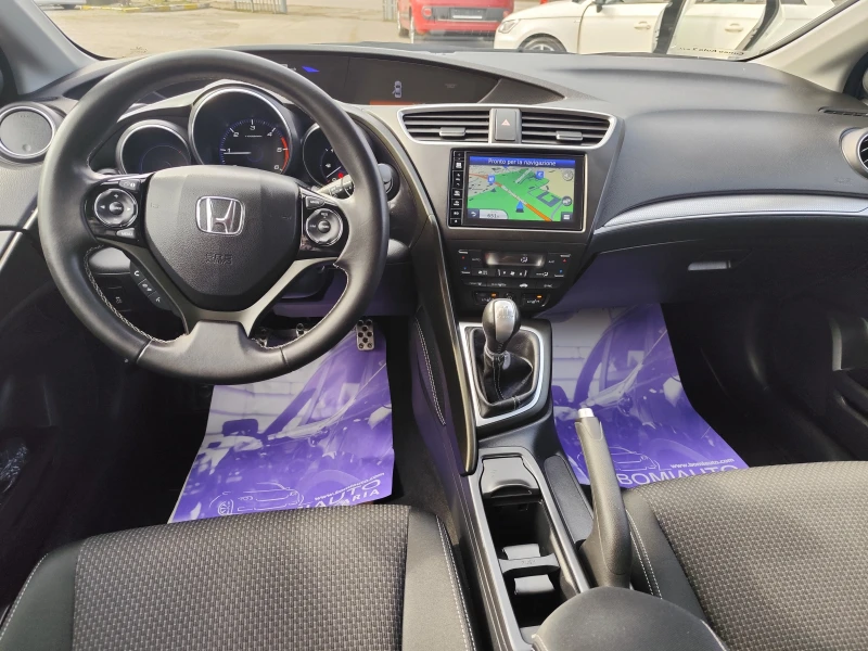 Honda Civic 1.6D* EURO6B* LED* NAVI* , снимка 6 - Автомобили и джипове - 49312565