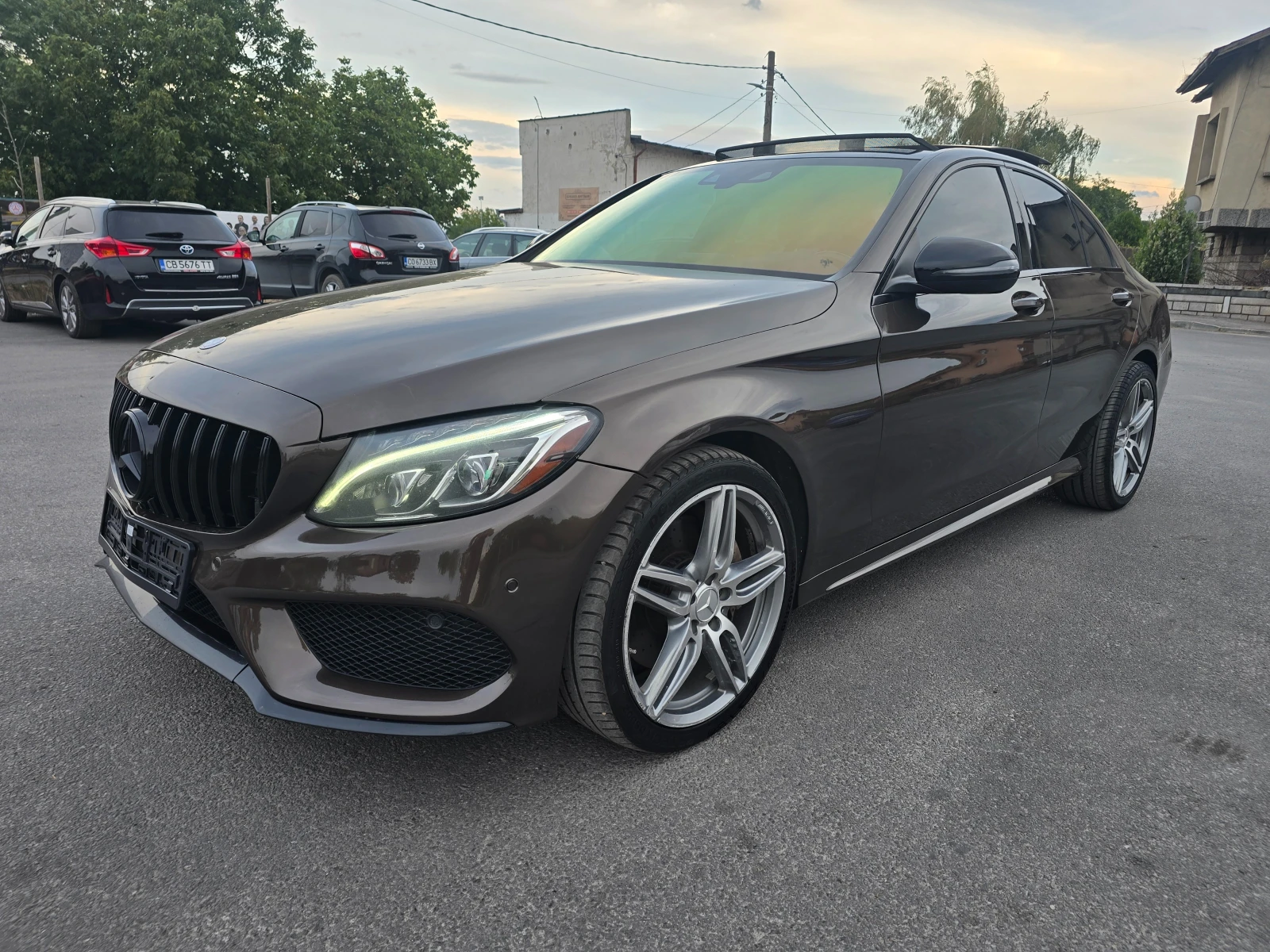 Mercedes-Benz C 300 4matic Head up AMG LINE ФУЛ ЕКСТРИ КАРПЛЕЙ ЛИЗИНГ
