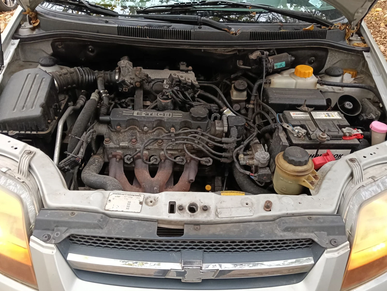 Chevrolet Kalos 1.4 клима газ, снимка 8 - Автомобили и джипове - 56714420