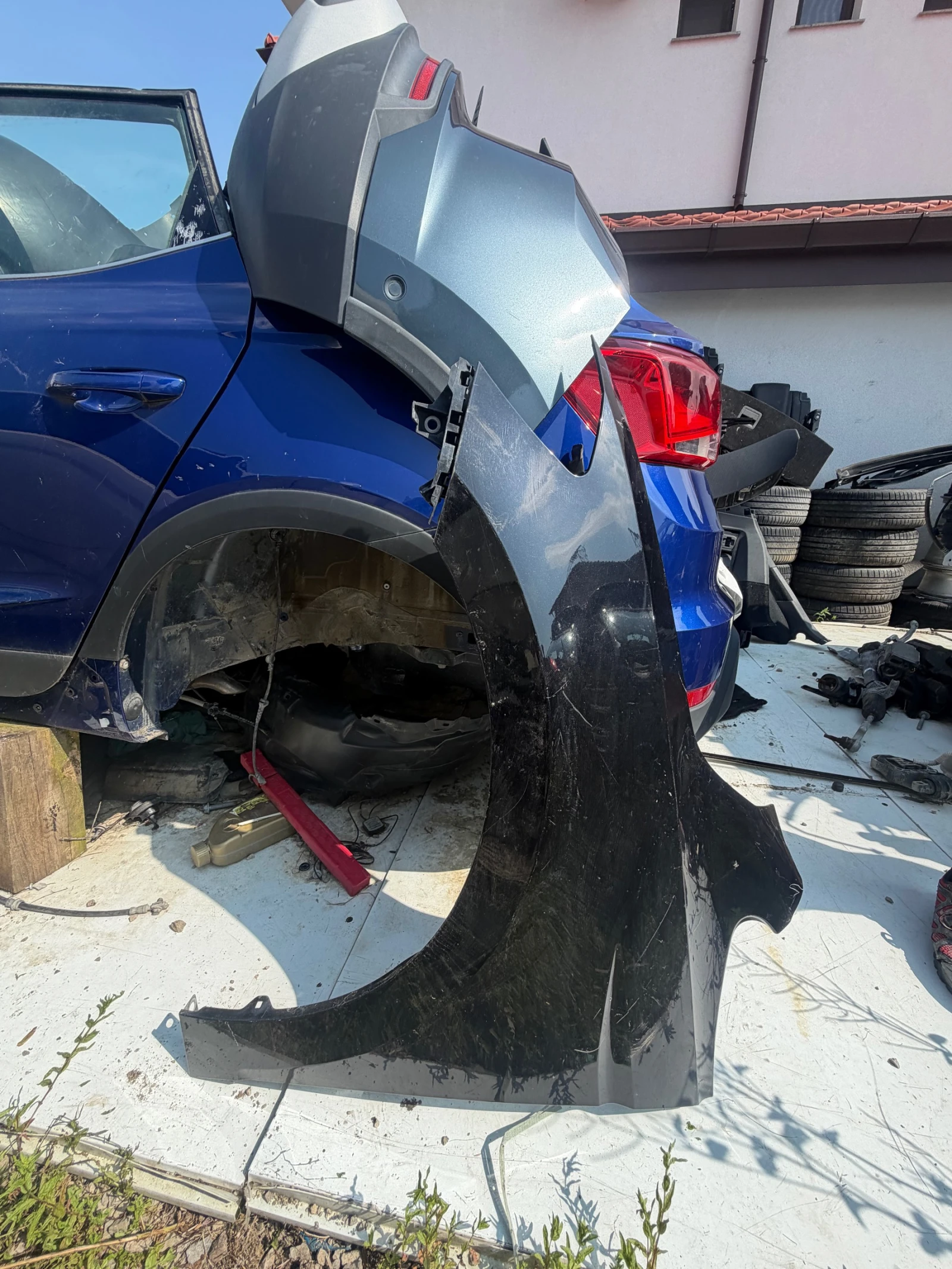 Vw Touran 2017г ляв калник, снимка 3 - Части - 55148106