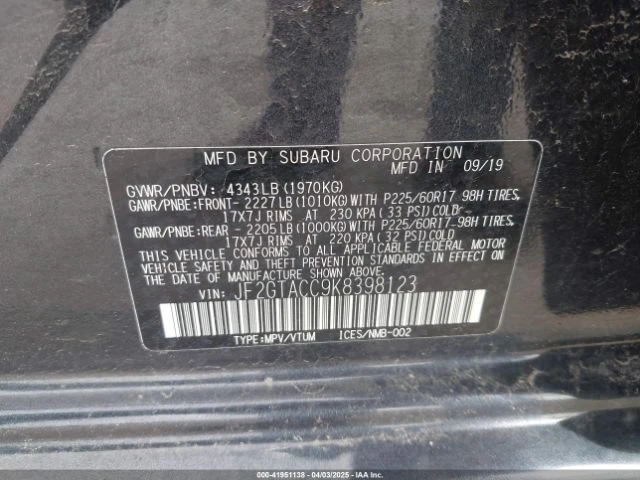 Subaru XV CROSSTREK 2.0I PREMIUM - 20000 лв. - 69084828 | Car24.bg