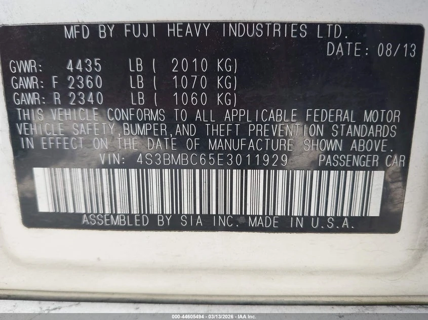 Subaru Legacy 2.5L H-4 DOHC, VVT, 173HP All Wheel Drive | Mobile.bg � ����������� 9