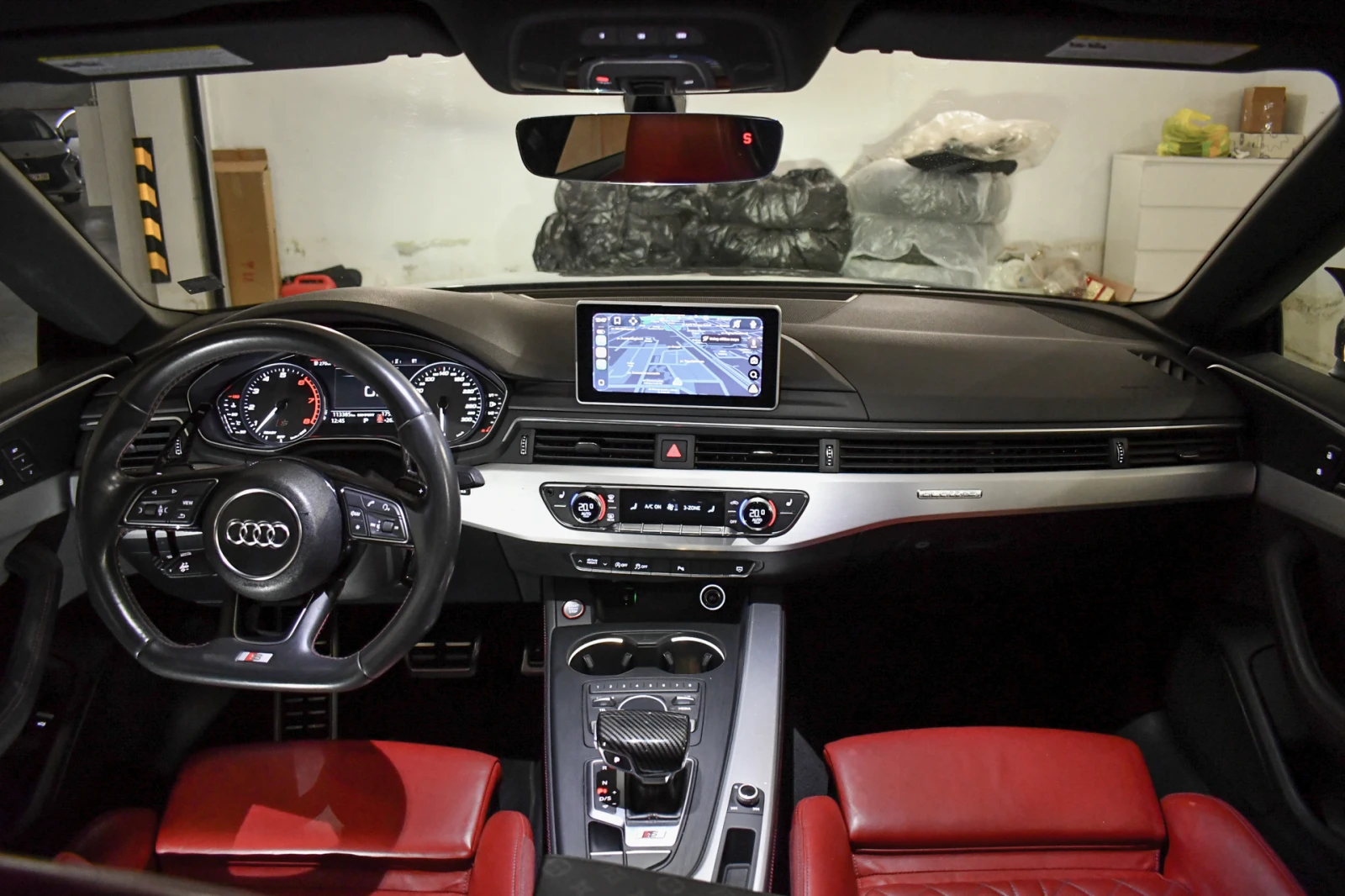 Audi S5 112k km* Червен интериор* Генерация* Без удари, снимка 11 - Автомобили и джипове - 55103713