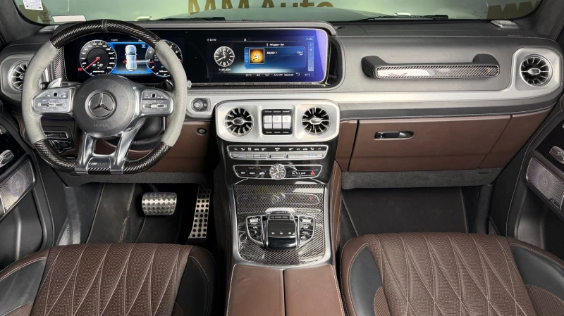 Mercedes-Benz G 63 AMG Carbon* Exclusive* Гаранция, снимка 11 - Автомобили и джипове - 53452011