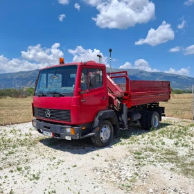 Mercedes-Benz 814 Германия Самосвал с Кран ATLAS 50.1