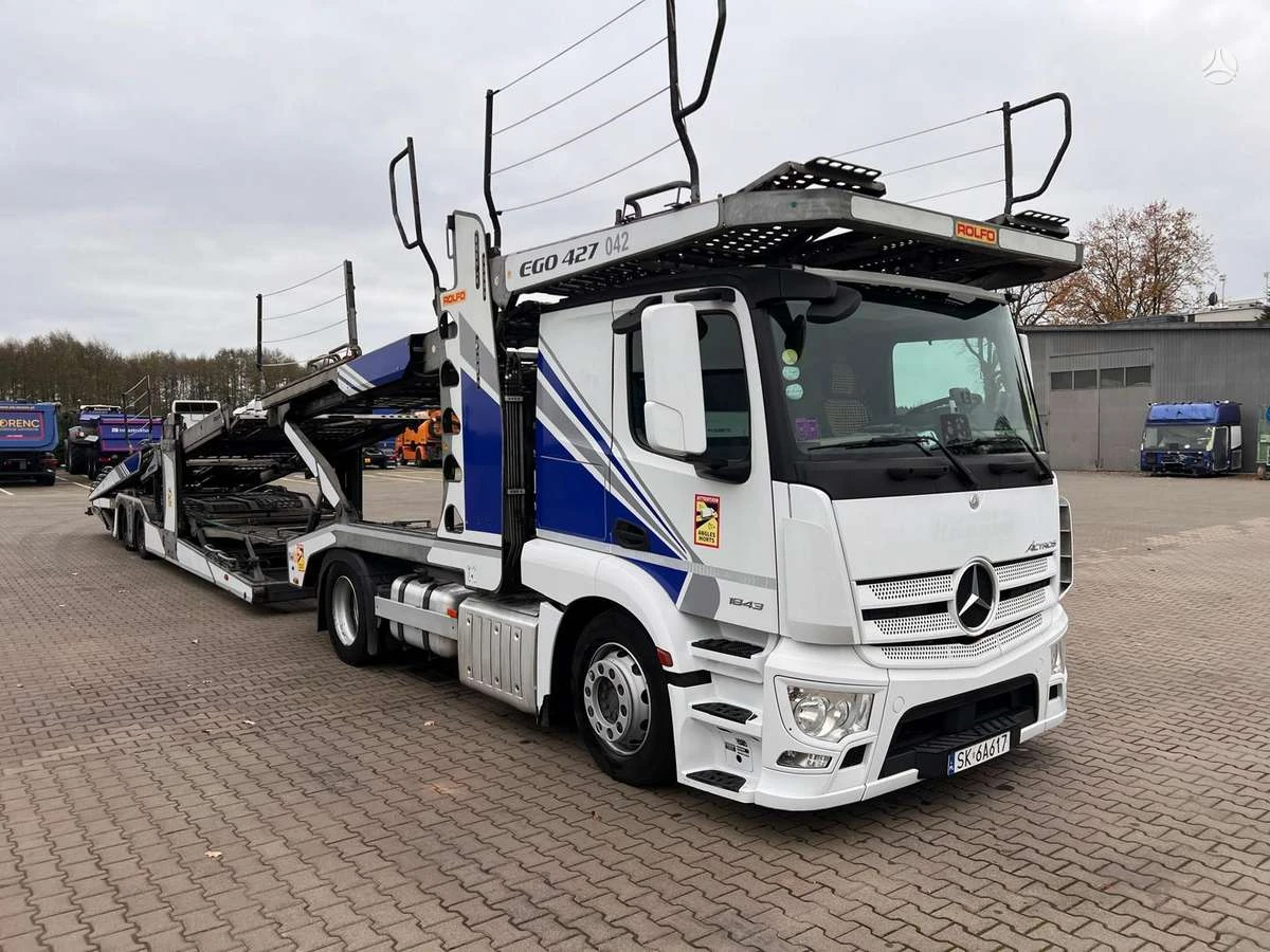 Mercedes-Benz 1843 + ROLFO, снимка 2 - Камиони - 55206771