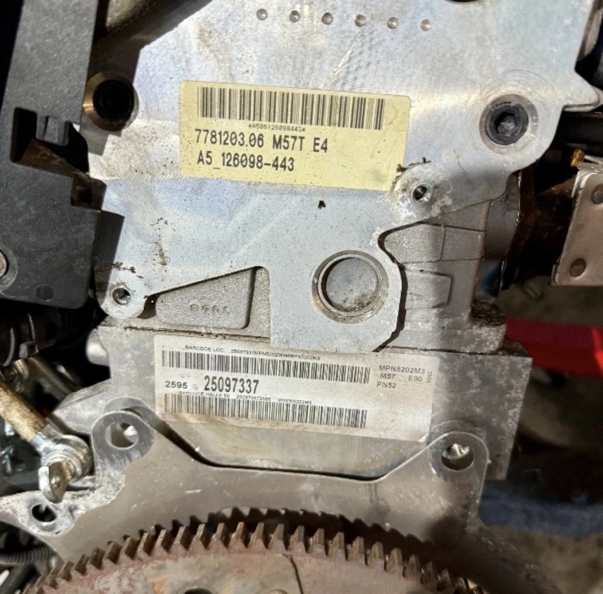 Двигател M57 BMW E series , снимка 2 - Части - 54496319