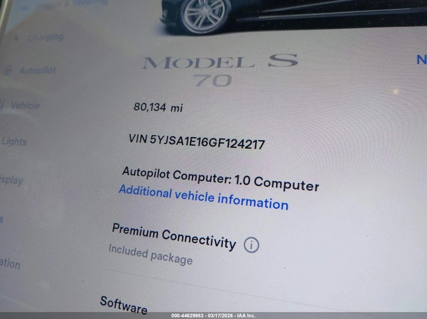 Tesla Model S RWD 70 kWh Battery, снимка 7 - Автомобили и джипове - 54169746