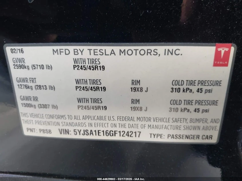 Tesla Model S RWD 70 kWh Battery, снимка 9 - Автомобили и джипове - 54169746