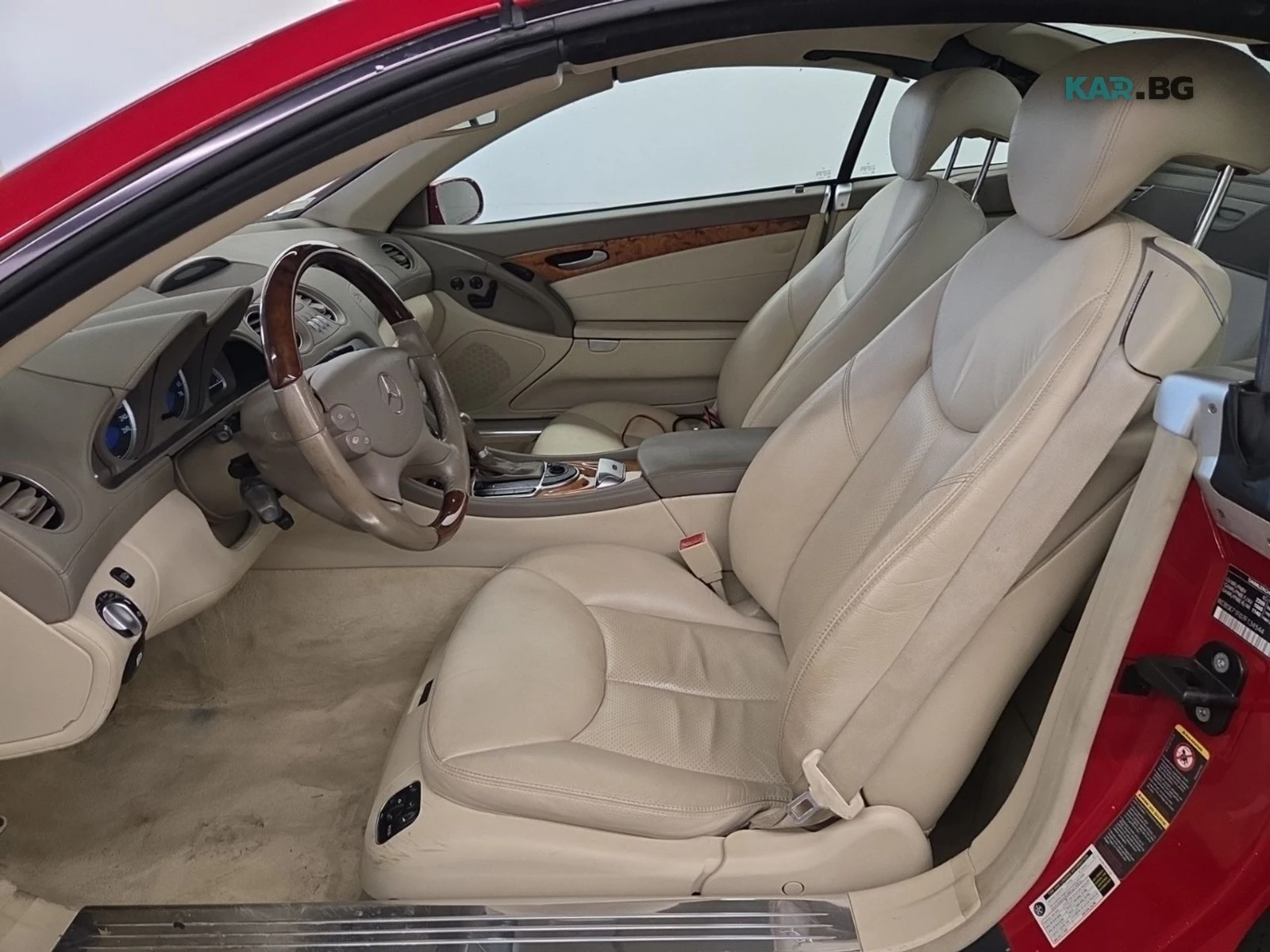 Mercedes-Benz SL 500 5.5L V8 388HP* CABRIO* КОЖА* , снимка 8 - Автомобили и джипове - 56235792