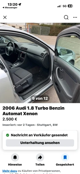 Audi A4 8E - 4500 € / 8801.24 лв. - 35908241 3