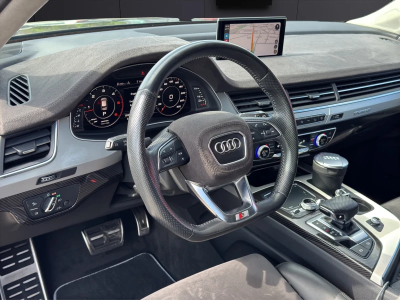 Audi Q7 7 МЕСТЕН* DISTR* MATRIX* MEMORY* BOSE* CARBON* , снимка 9 - Автомобили и джипове - 50274922