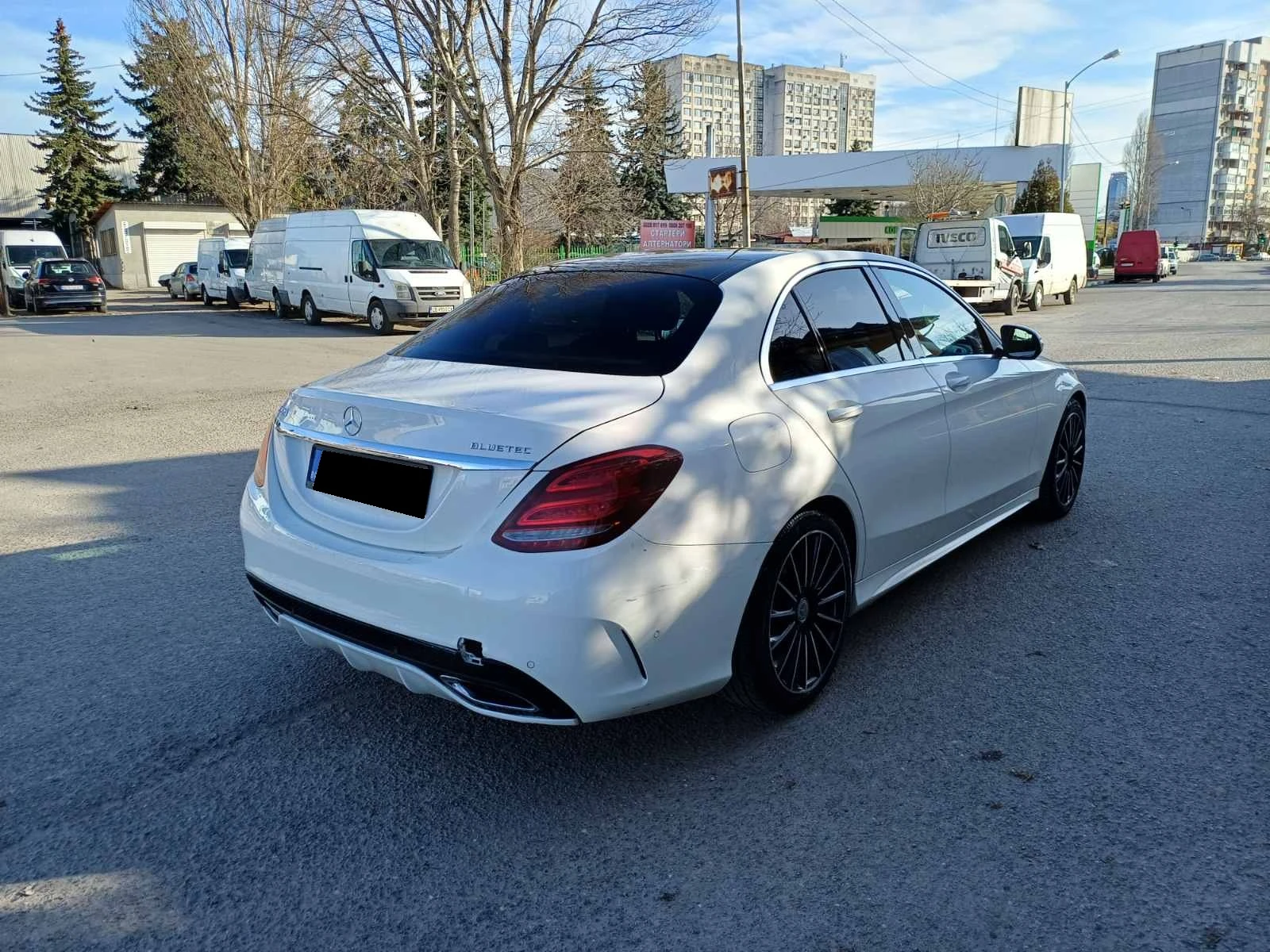 Mercedes-Benz C 220 d AMG Line BlueTEC, снимка 7 - Автомобили и джипове - 53824493