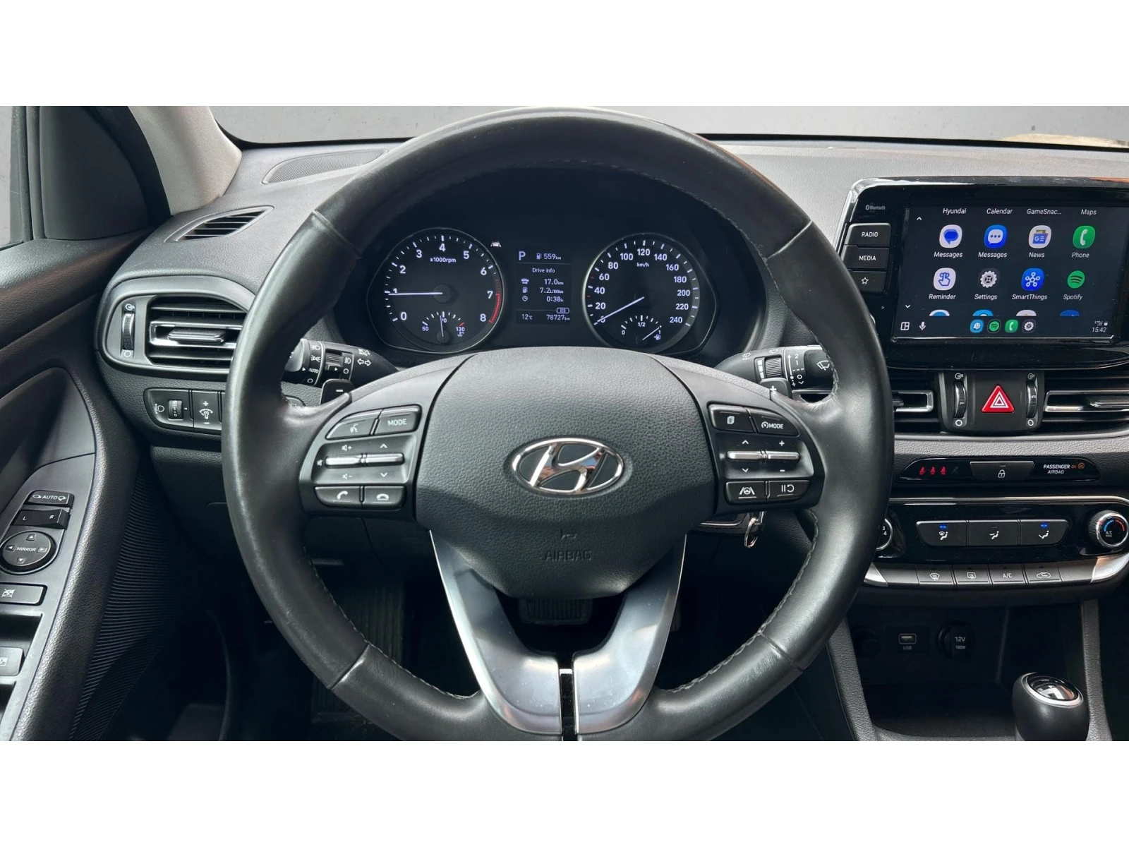 Hyundai I30 T-GDI  Fastback DCT, Месечна вноска от 177  , снимка 12 - Автомобили и джипове - 54114514