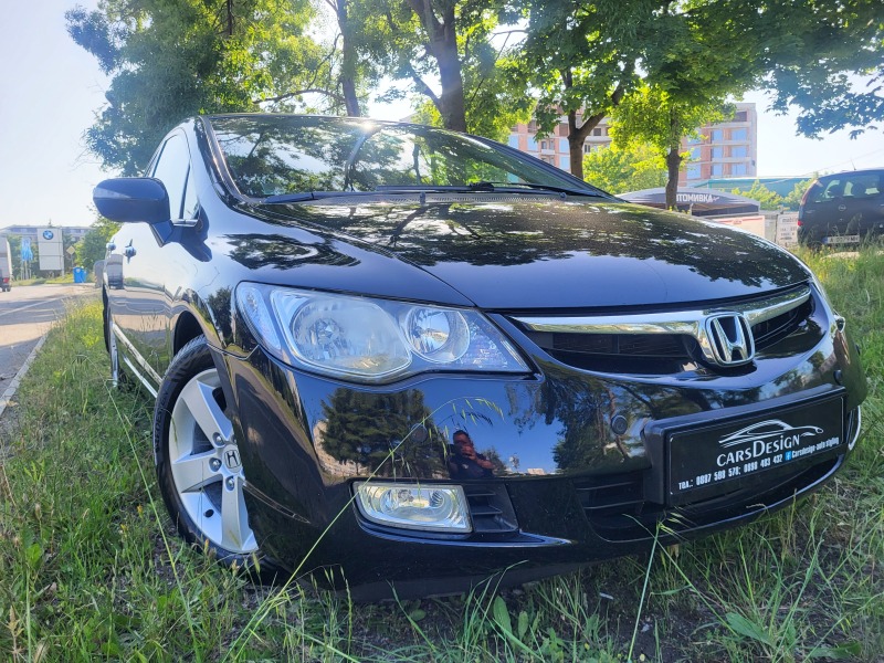 Honda Civic 1.8ЧИСТ-БЕНЗИН-АВТОМАТ, снимка 3 - Автомобили и джипове - 45796230