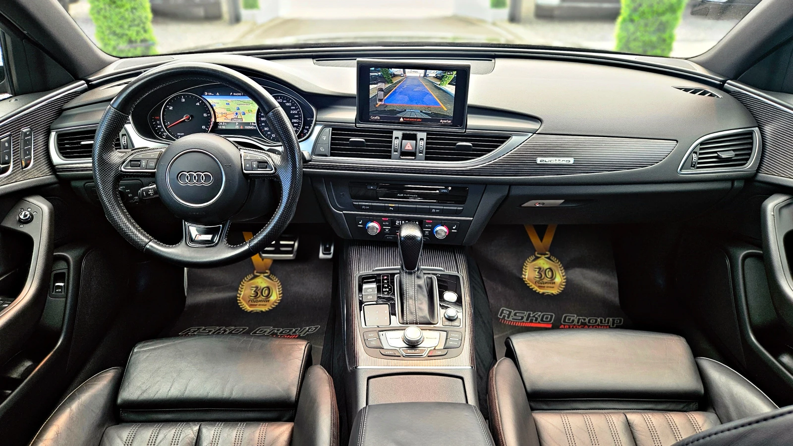 Audi A6 COMPETITION/S-LINE/DISTR/BOSE/CAMERA/ПОДГРЕВ/LIZIN, снимка 8 - Автомобили и джипове - 54354104