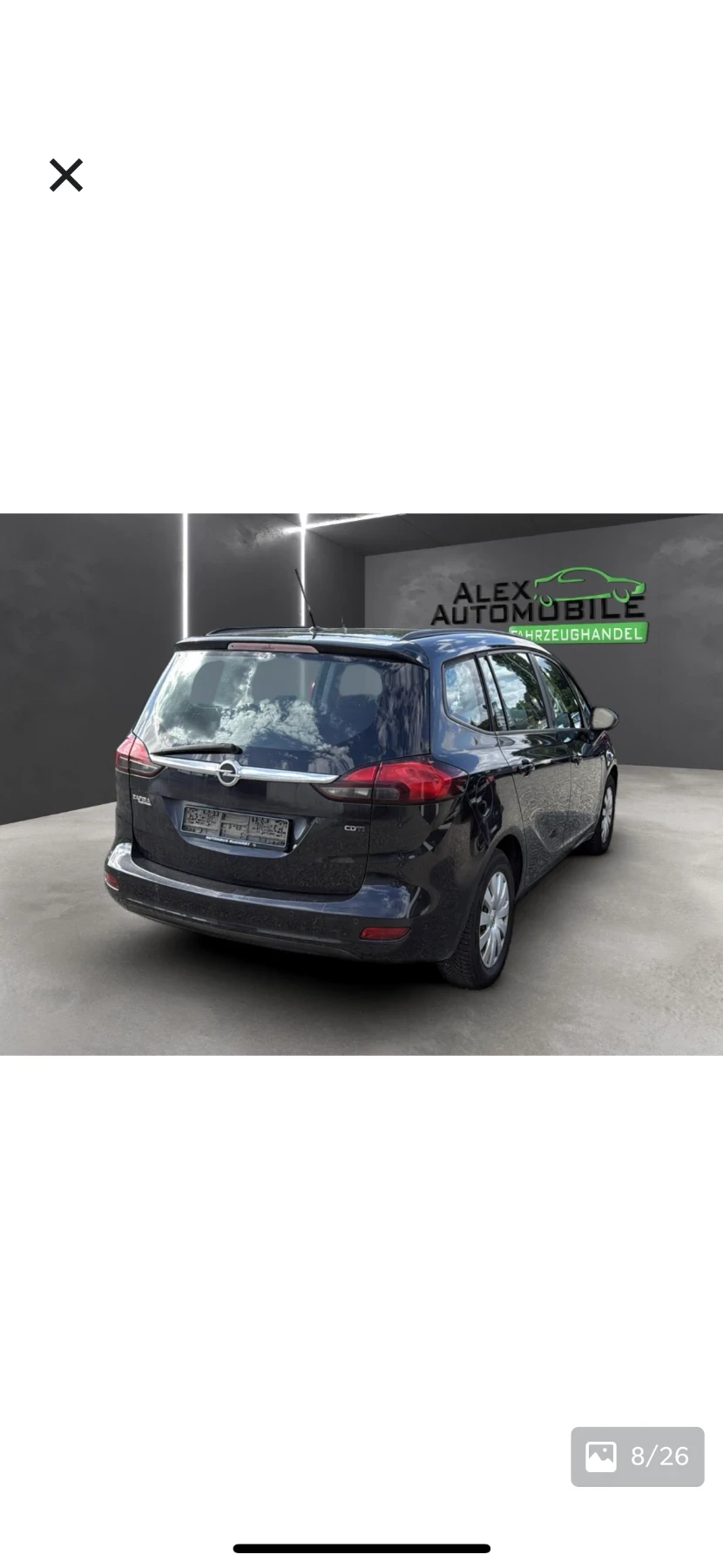 Opel Zafira 2.0CDTi, 7-места, NAVI, Клима, Германия, снимка 8 - Автомобили и джипове - 55403478