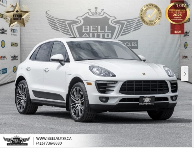 Porsche Macan S* PDK* ПОДГРЕВ* КАМЕРА* КЕЙЛЕС* LANE* ASSIST - 36400 лв. / 18611.02 € - 57240288 1