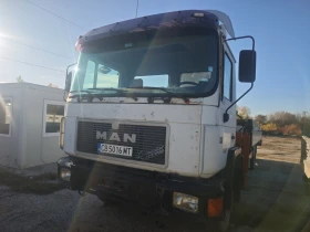 Man 12.222 Бордови с кран Мейлер 2.7 тона, снимка 3