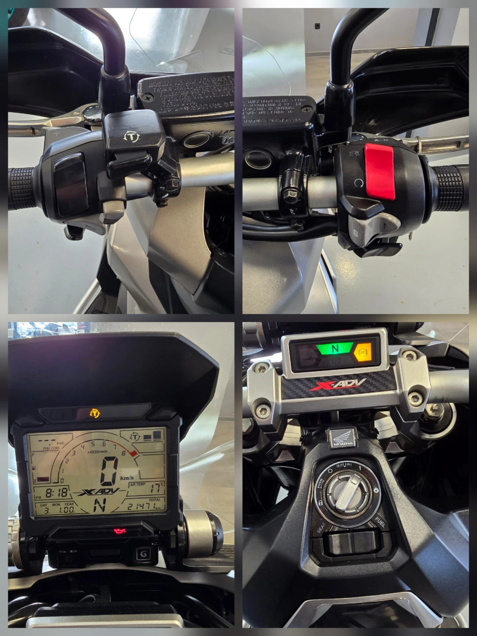Honda X-ADV 750сс, ABS-TCS, 2019г., снимка 14 - Мотоциклети и мототехника - 54603248