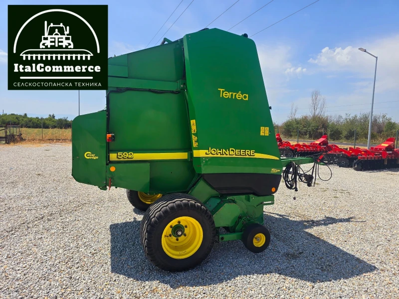 Балировачка John Deere 592 МРЕЖА+ СЕЗАЛ, снимка 2 - Селскостопанска техника - 51486402