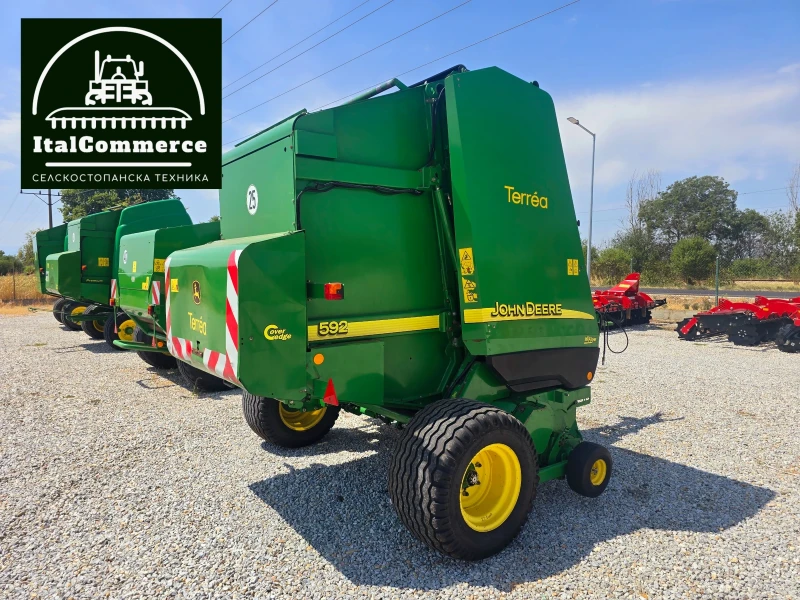 Балировачка John Deere 592 МРЕЖА+ СЕЗАЛ, снимка 3 - Селскостопанска техника - 51486402