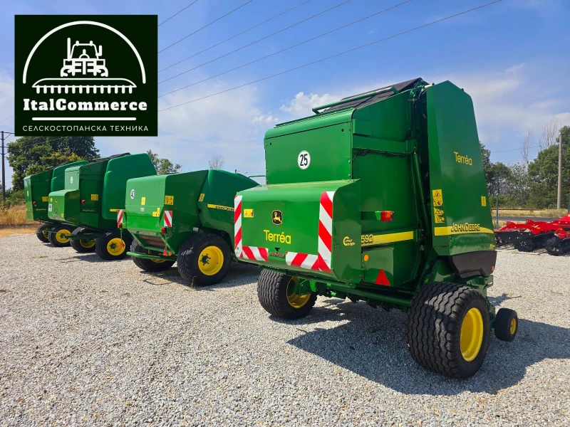 Балировачка John Deere 592 МРЕЖА+ СЕЗАЛ, снимка 4 - Селскостопанска техника - 51486402