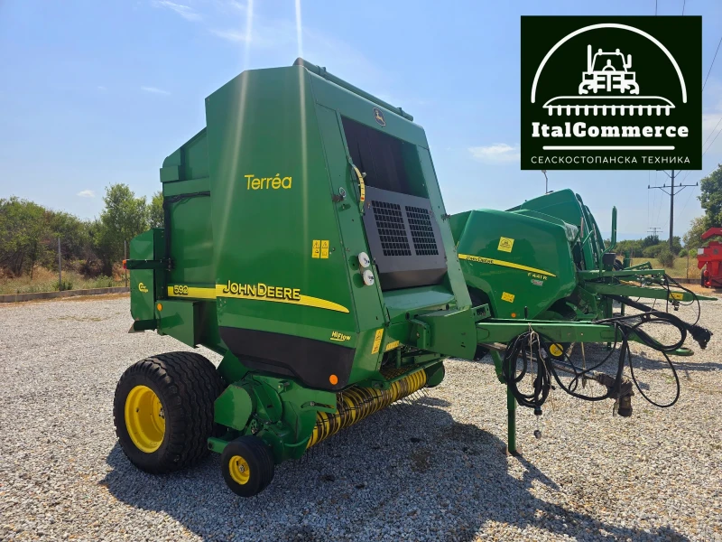 Балировачка John Deere 592 МРЕЖА+ СЕЗАЛ, снимка 10 - Селскостопанска техника - 51486402