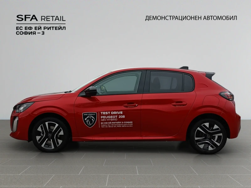 Peugeot 208 ALLURE 1.2 PureTech 110 HYBRID 48V e-DCS6 EURO 6.4, снимка 8 - Автомобили и джипове - 53234040