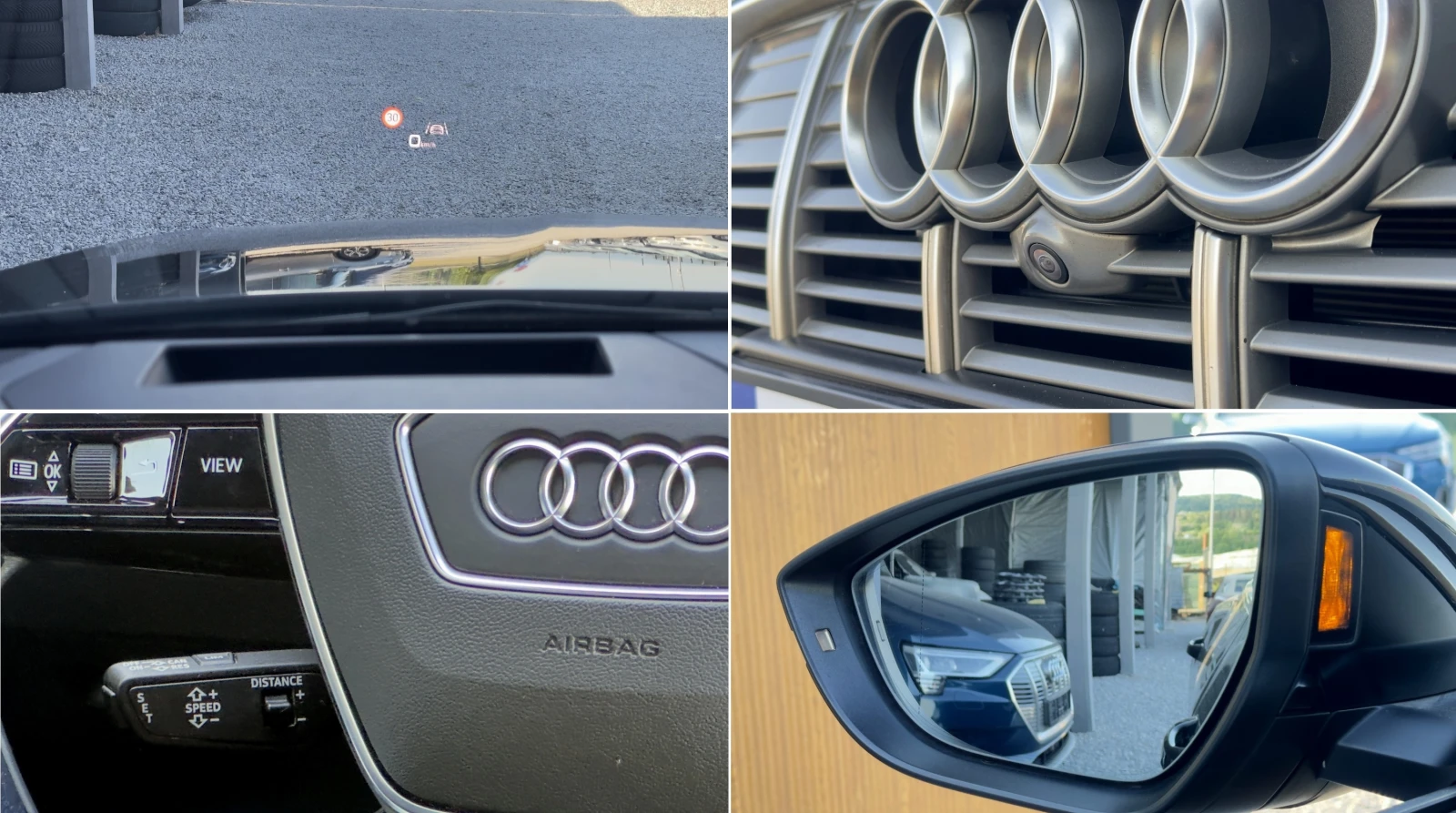Audi E-Tron 55 ГАРАНЦИЯ! Distronic Head-up Keyless Cam360 B&O , снимка 9 - Автомобили и джипове - 55878424