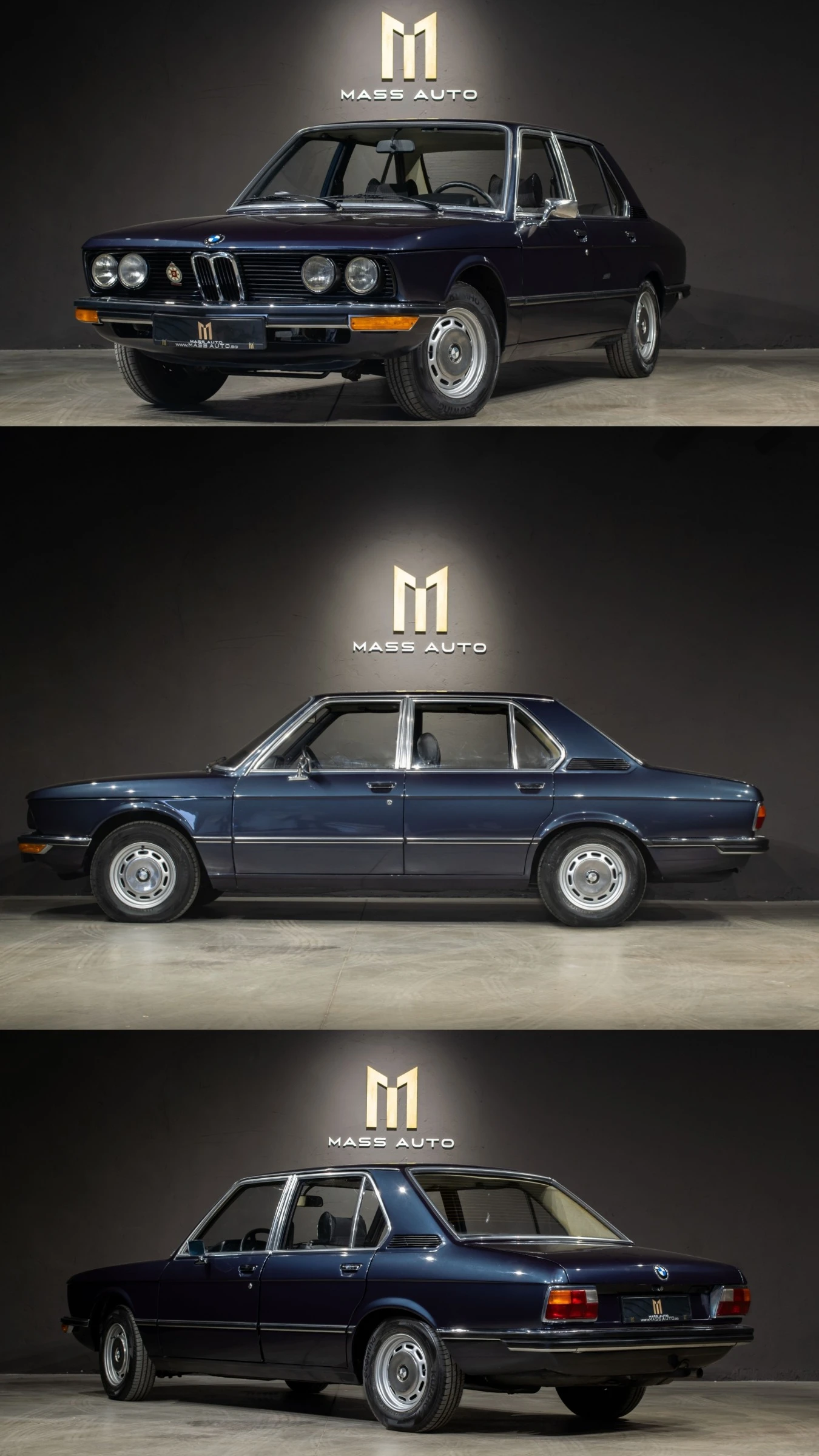 BMW 520 E12/Колекционерски автомобил, снимка 3 - Автомобили и джипове - 56211731