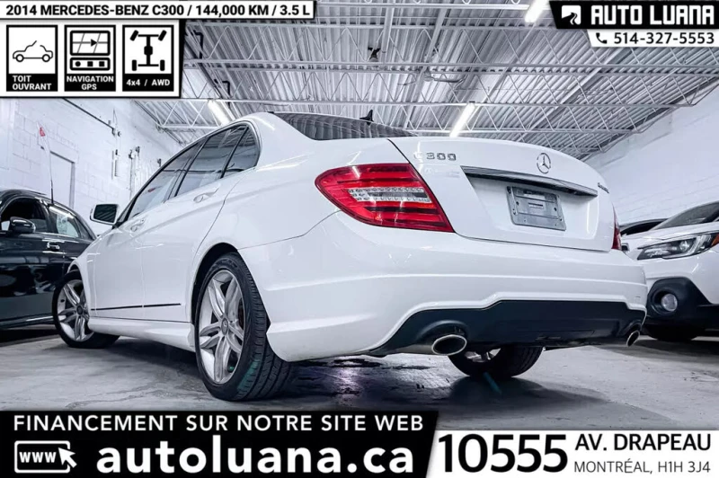 Mercedes-Benz C 300 4MATIC* LUXURY* HEAD-UP* АвтоКредит(ЦЕНА ДО БГ), снимка 5 - Автомобили и джипове - 53500960