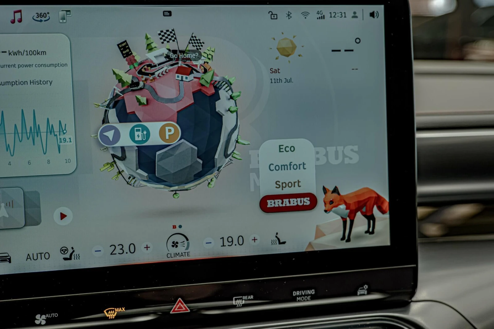 Smart #1 BRABUS/HuD/AWD/Ambient/ Beats bY Dre/Камера 360/Па, снимка 13 - Автомобили и джипове - 55284861