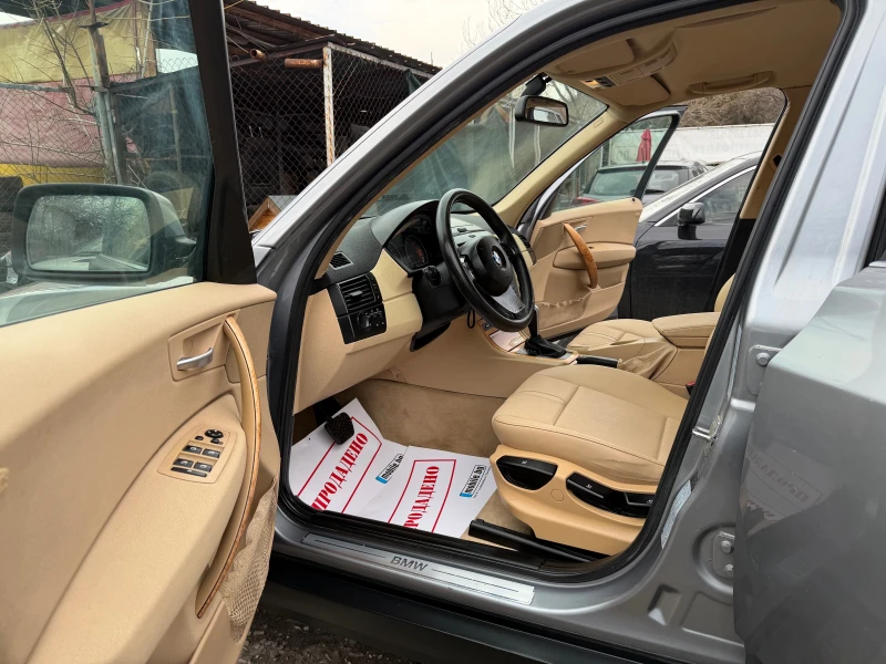 BMW X3 3.0D 218HP AVTOMAT X-DRIVE KOJA 140000KM NOVA 2007, снимка 9 - Автомобили и джипове - 53350718