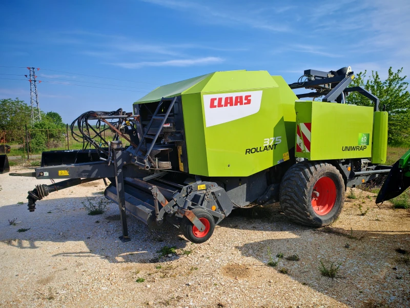 Балировачка Claas ROLLANT 375 UNIWRAP лизинг с първоначална внос 20%, снимка 2 - Селскостопанска техника - 50168921