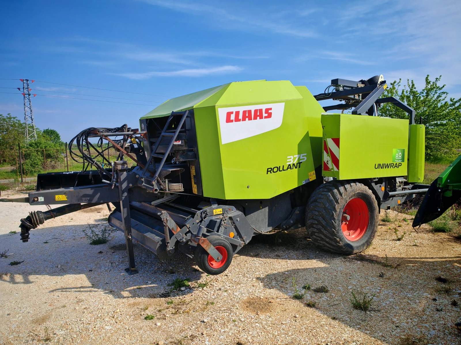  Claas ROLLANT 375 UNIWRAP     20% | Mobile.bg   1