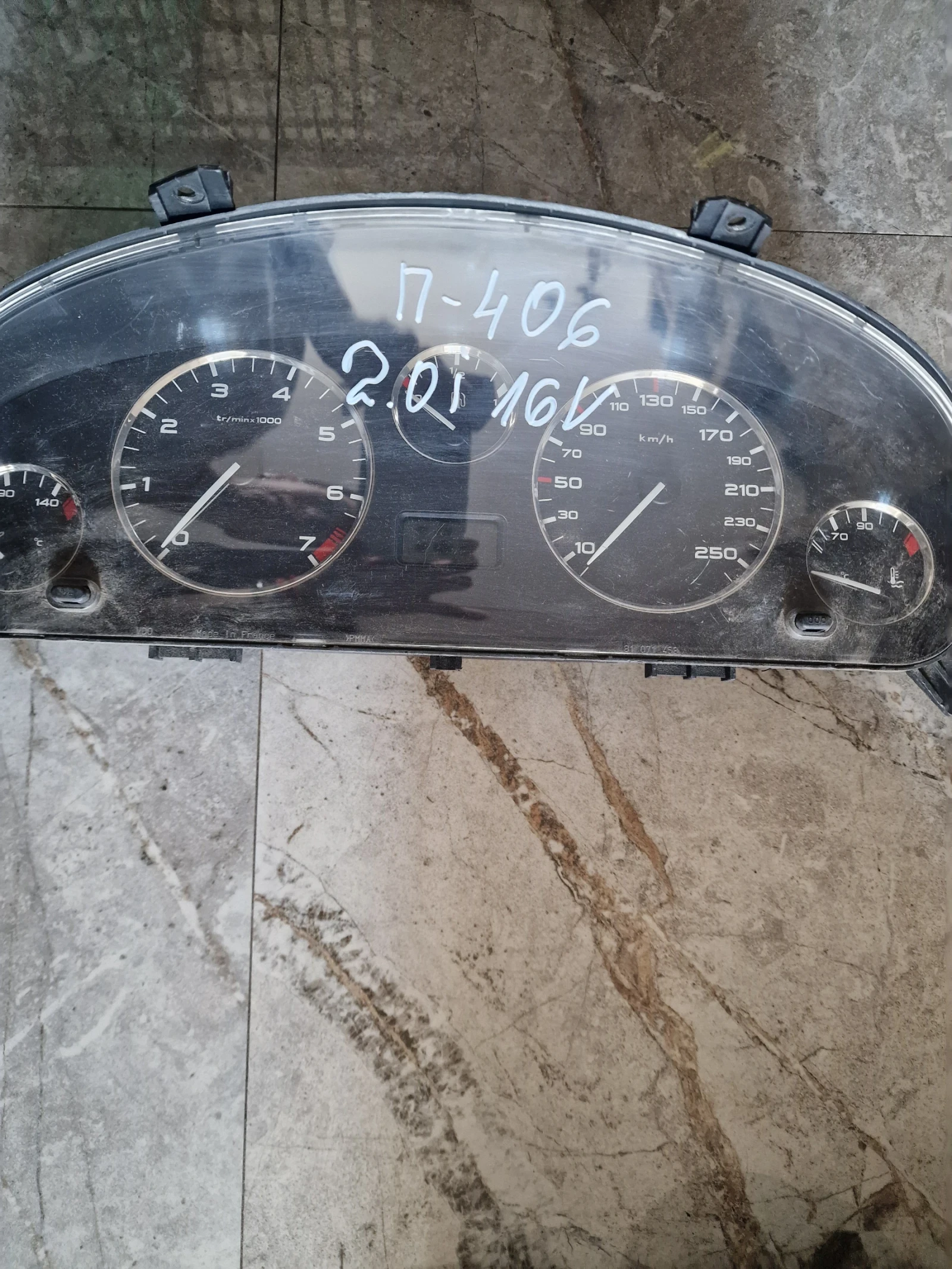 9630372980 километраж за PEUGEOT 406 2.0 16V 