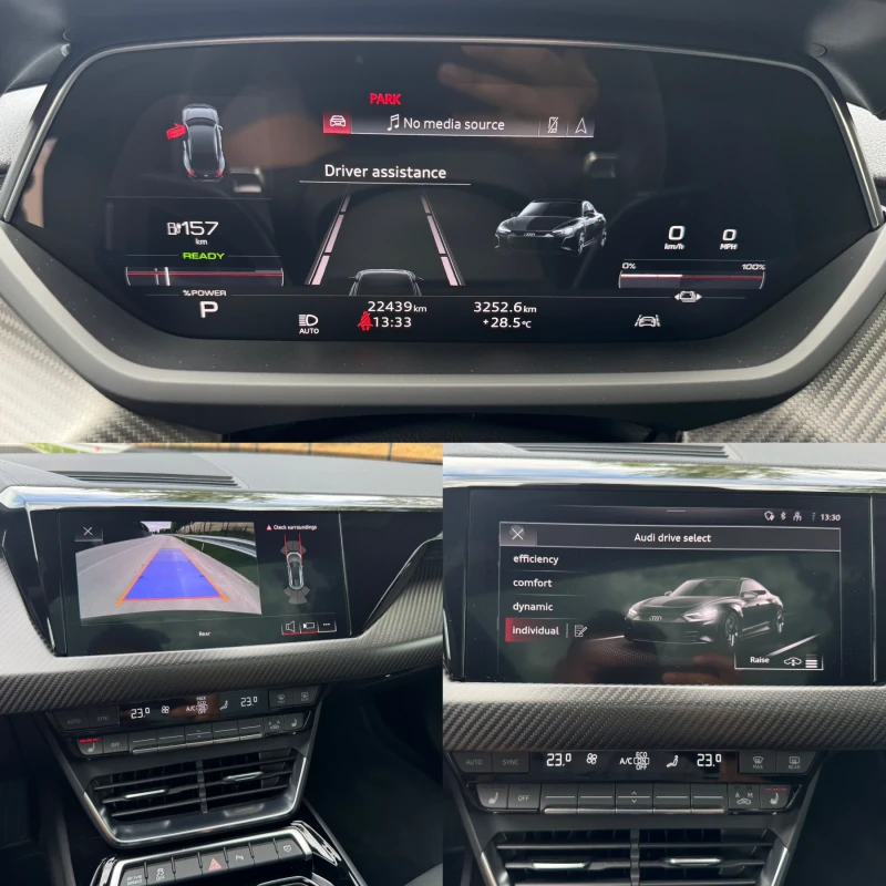 Audi E-Tron GT RS/ LASER/ QUATTRO/ PANO/ CAMERA/ ГАРАНЦИЯ, снимка 9 - Автомобили и джипове - 52561562